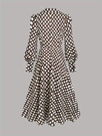 Zoe | Diamond Print Dress