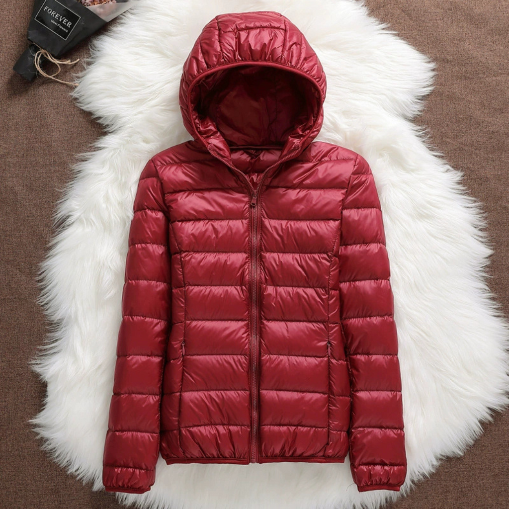 TRANSITION PADDED JACKET | DARK RED