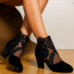 MILLICENT | LACE ANKLE BOOTS