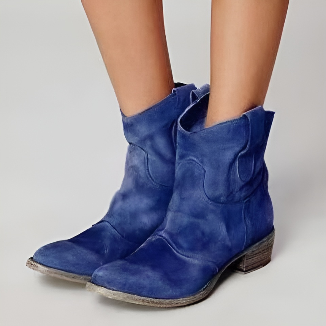 ANNABEL | WESTERN ANKLE BOOTS