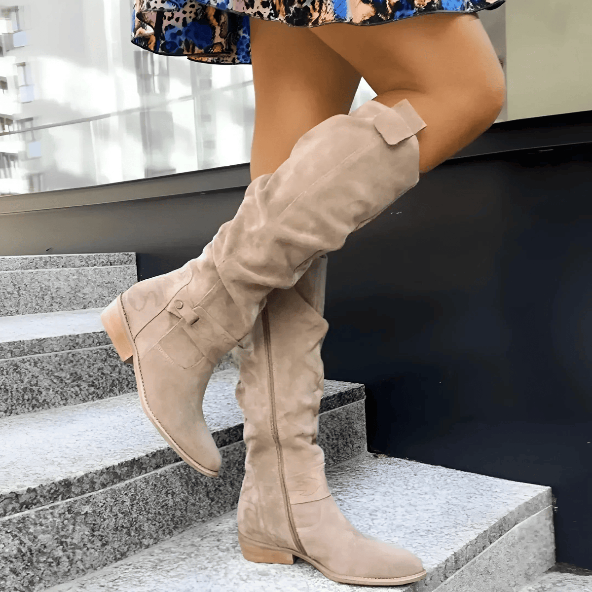 OCTAVIA | SLOUCH KNEE-HIGH BOOTS
