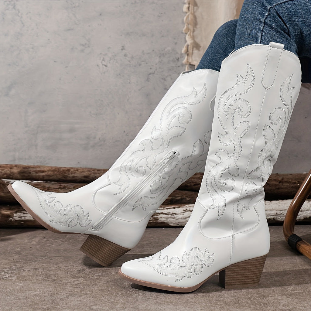 IMOGEN | EMBROIDERED COWBOY BOOTS