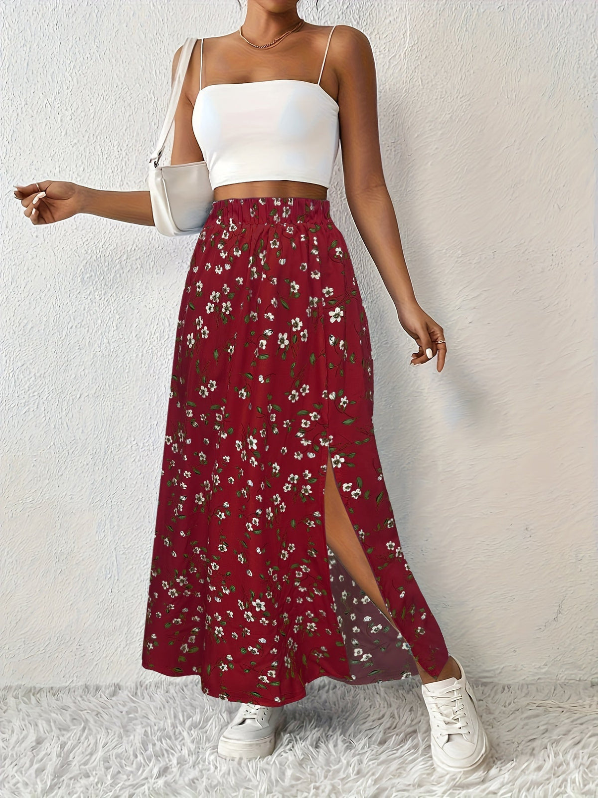 Paige | Floral Print Maxi Skirt