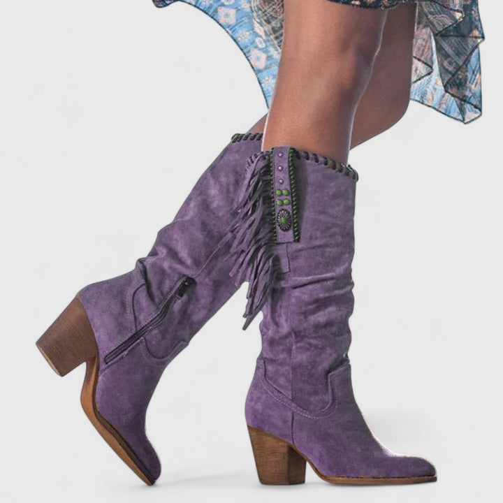 CLEMENTINE | FRINGED WESTERN BOOTS