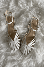Romy | Golden Layered Strap Sandal