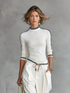 Sports Set Loose Trousers with Drawstring