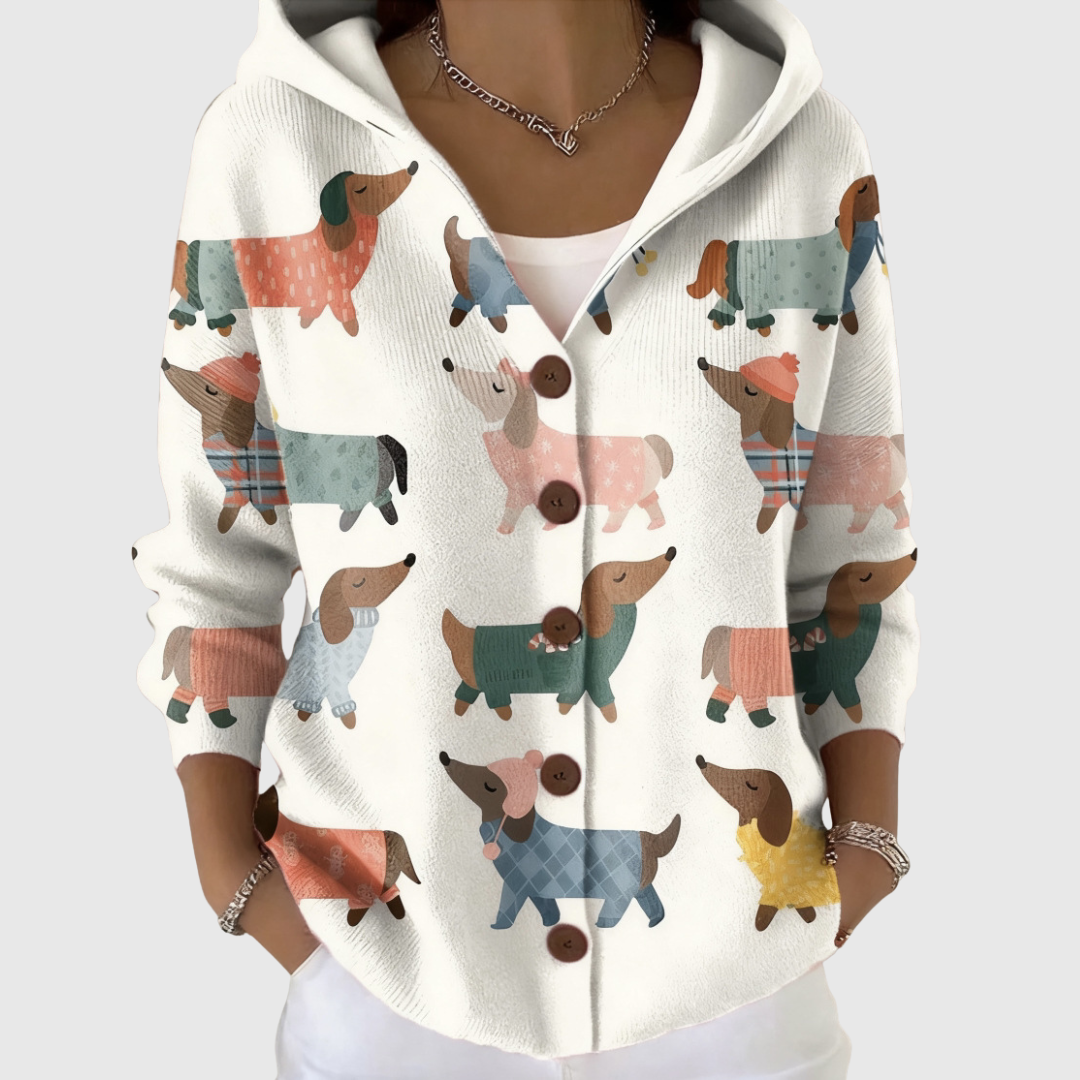 Lottie | Comfortable Cardigan with Hood