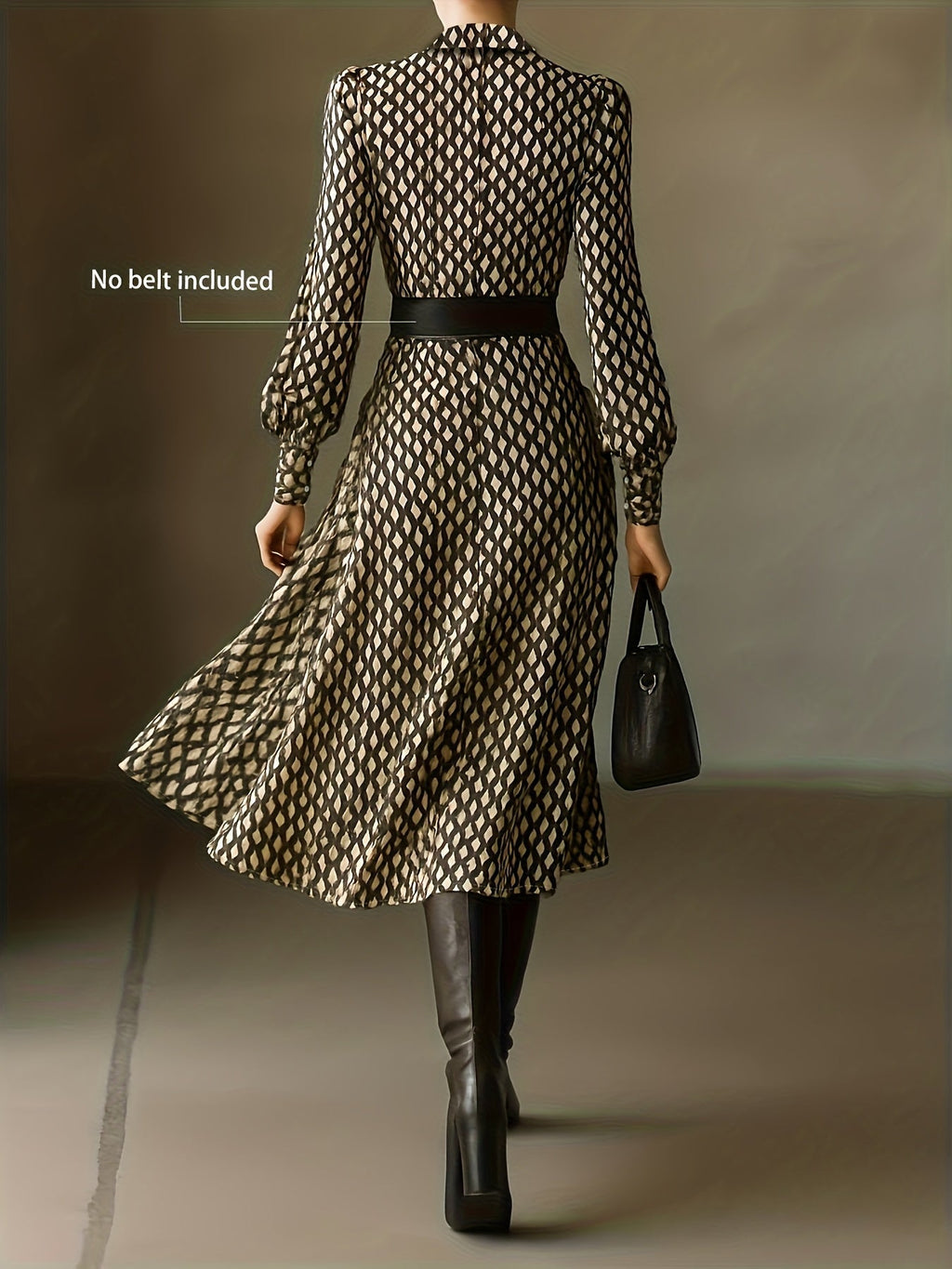 Zoe | Diamond Print Dress