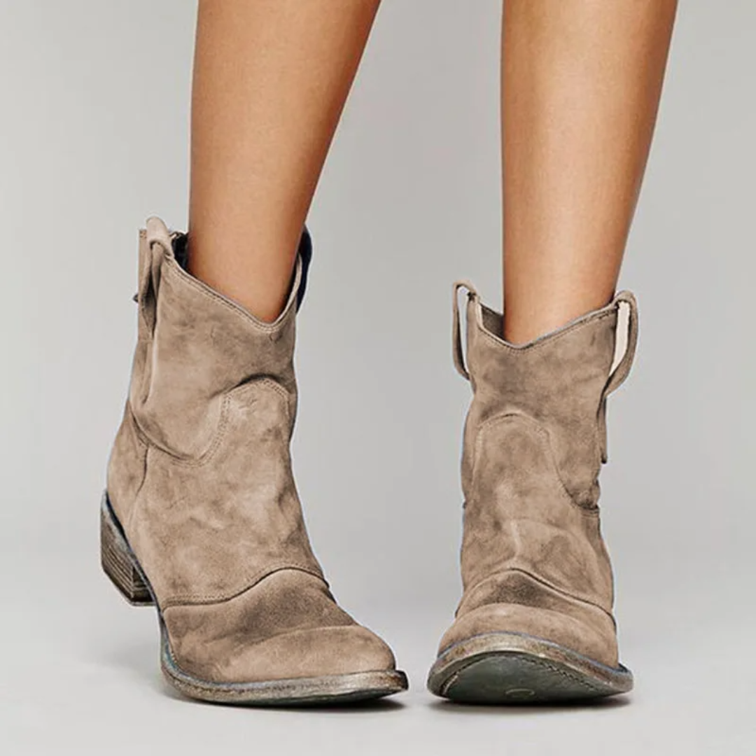 ANNABEL | WESTERN ANKLE BOOTS