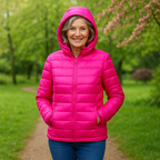 TRANSITIONAL PADDED JACKET | HOT PINK
