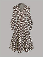 Zoe | Diamond Print Dress