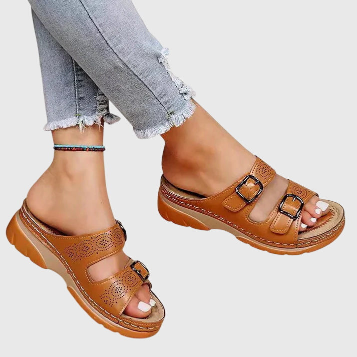 DIORA | ORTHOPAEDIC LEATHER SANDALS