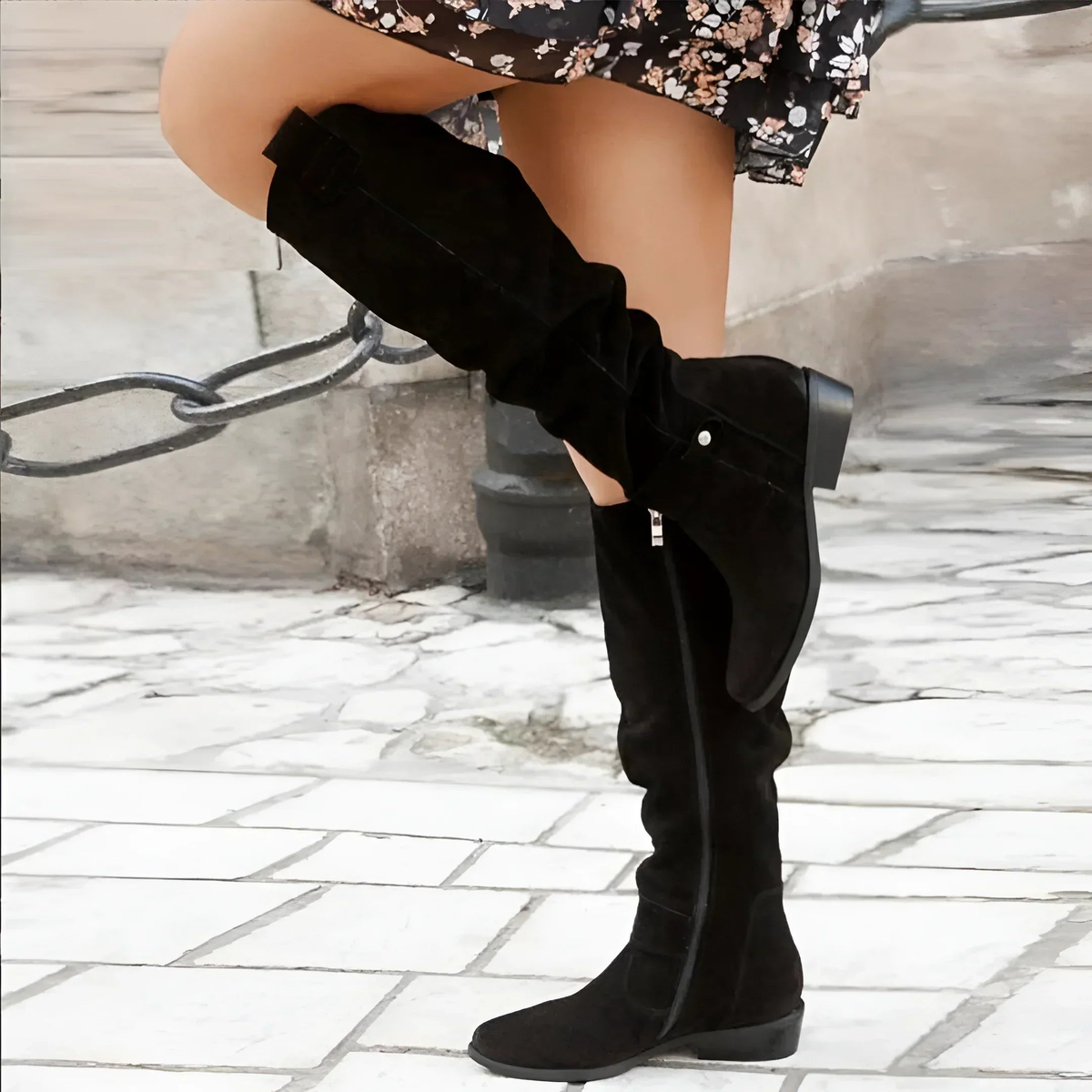 OCTAVIA | SLOUCH KNEE-HIGH BOOTS