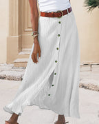 Marie | Flowing Skirt with Buttons