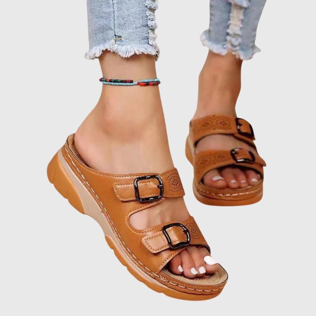 DIORA | ORTHOPAEDIC LEATHER SANDALS