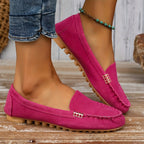 Linda | Suede Driving Loafers