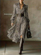 Zoe | Diamond Print Dress