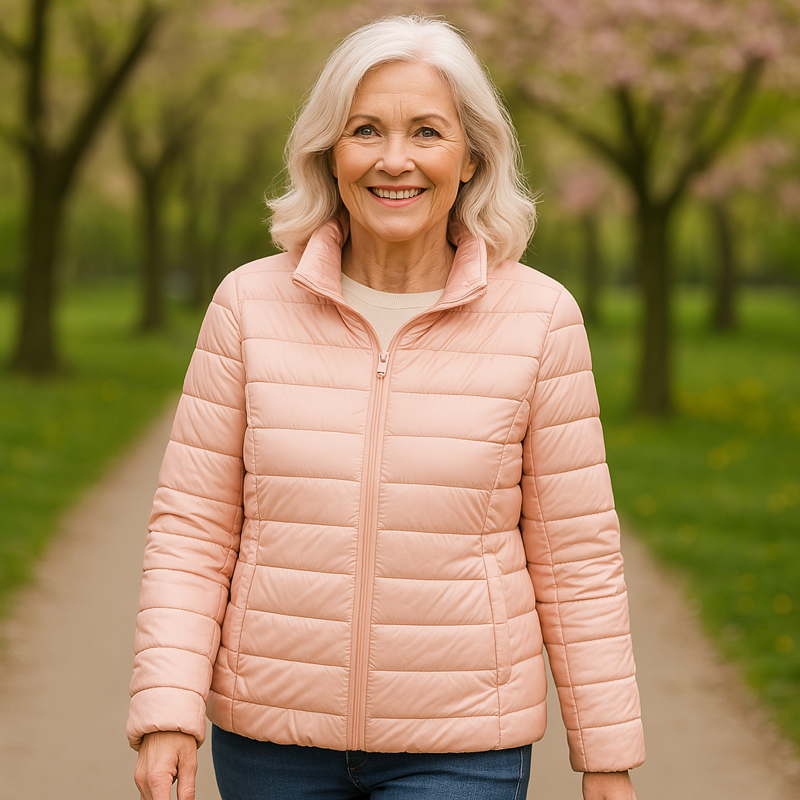 TRANSITIONAL PUFFED JACKET | LIGHT PINK