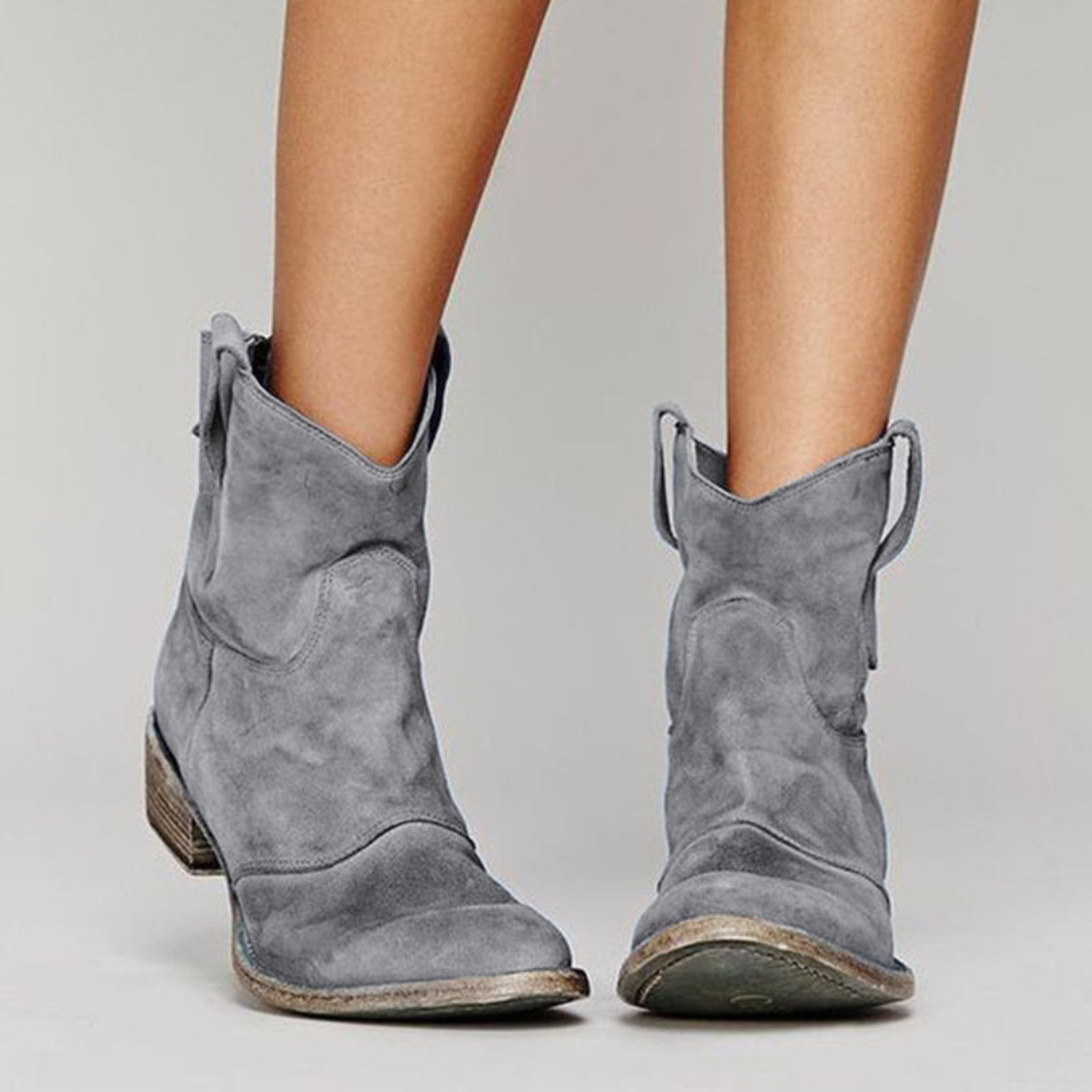ANNABEL | WESTERN ANKLE BOOTS