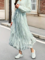 Cecil | Stylish Mesh Layered Tutu Skirt