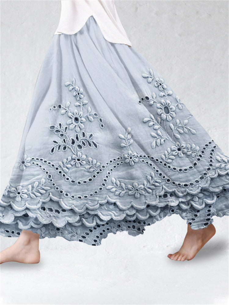 Aurette | Boho Printed Skirt
