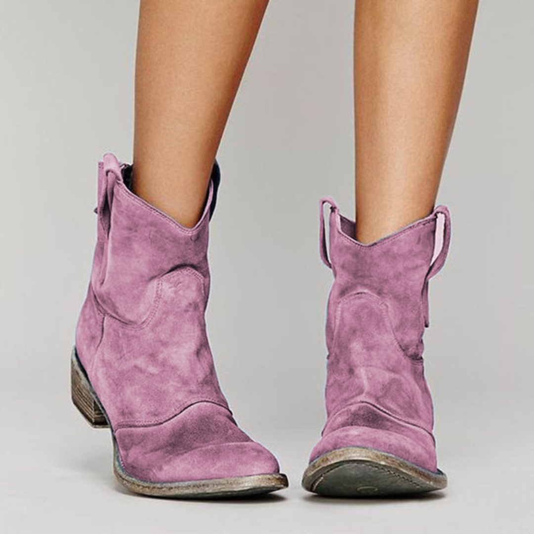 ANNABEL | WESTERN ANKLE BOOTS