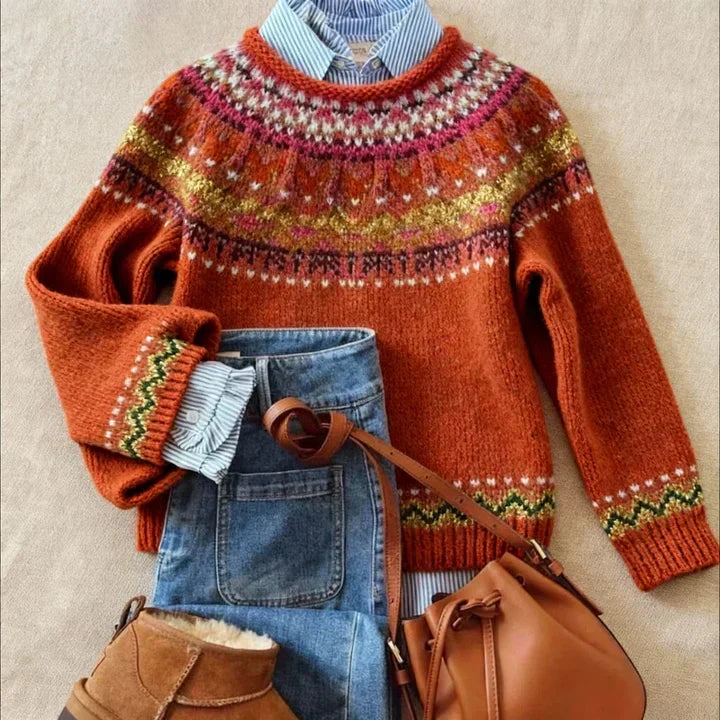 Simona | Classic Vintage Knitted Jumper