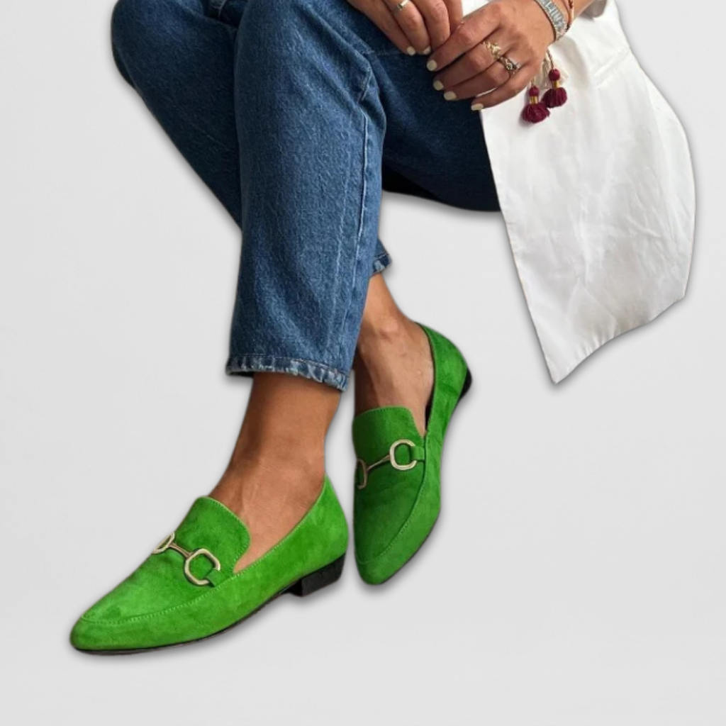 Juliet | Suede Snaffle Loafers
