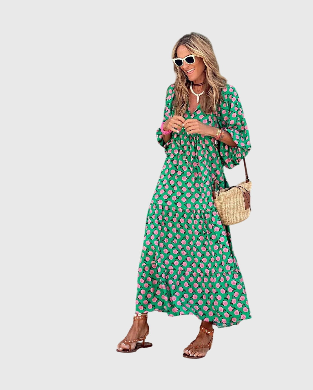 Sarah | Boho Maxi Dress