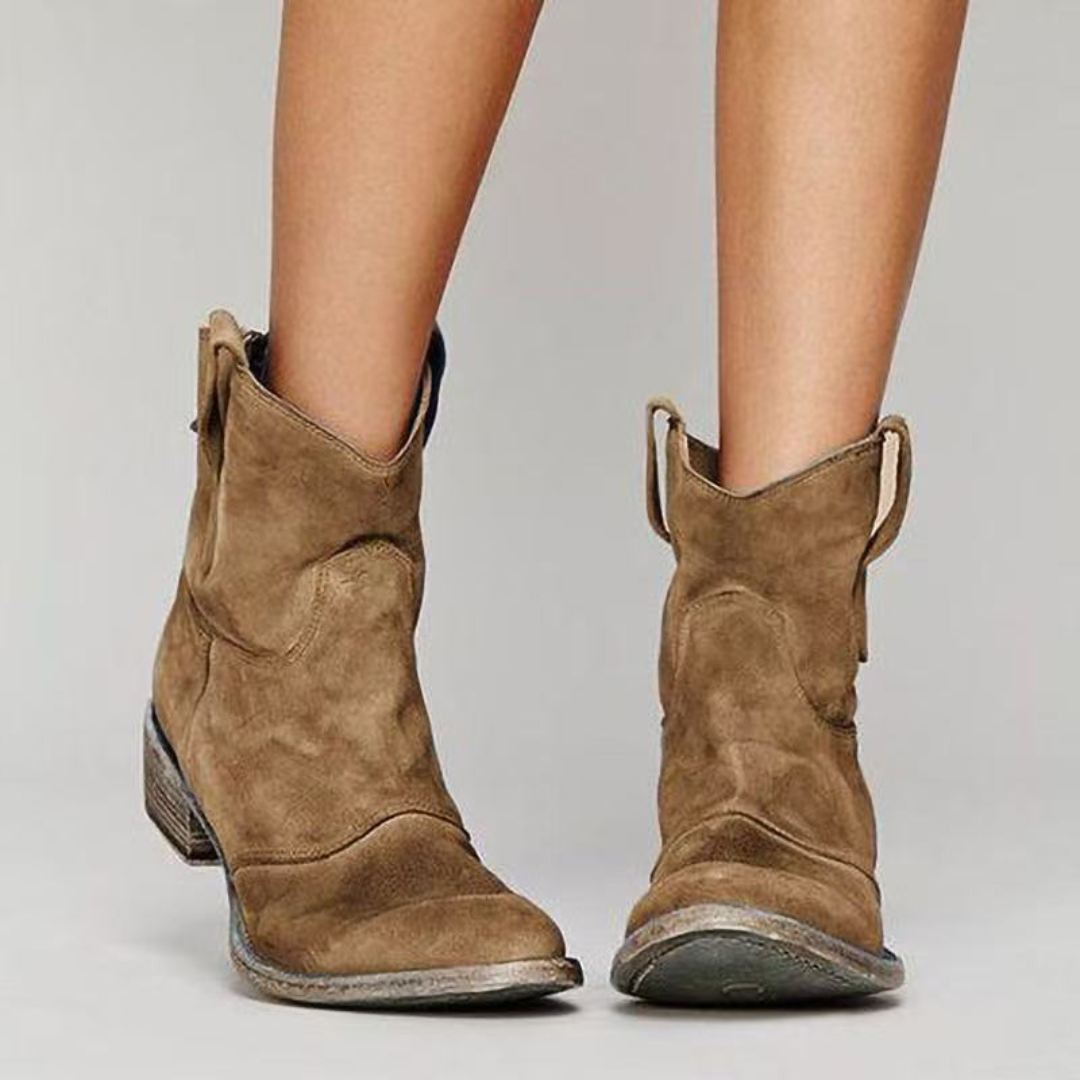 ANNABEL | WESTERN ANKLE BOOTS