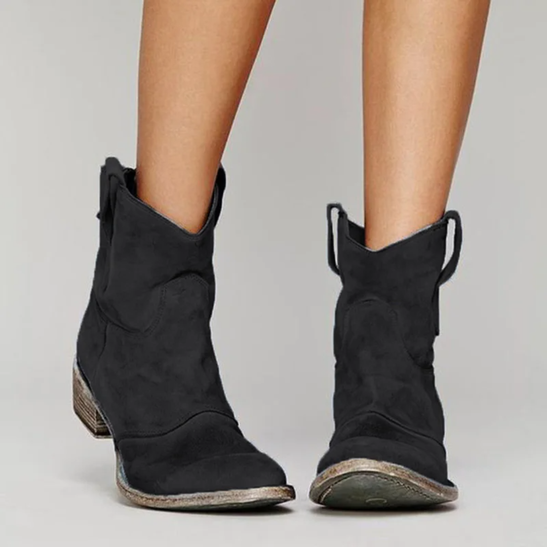 ANNABEL | WESTERN ANKLE BOOTS