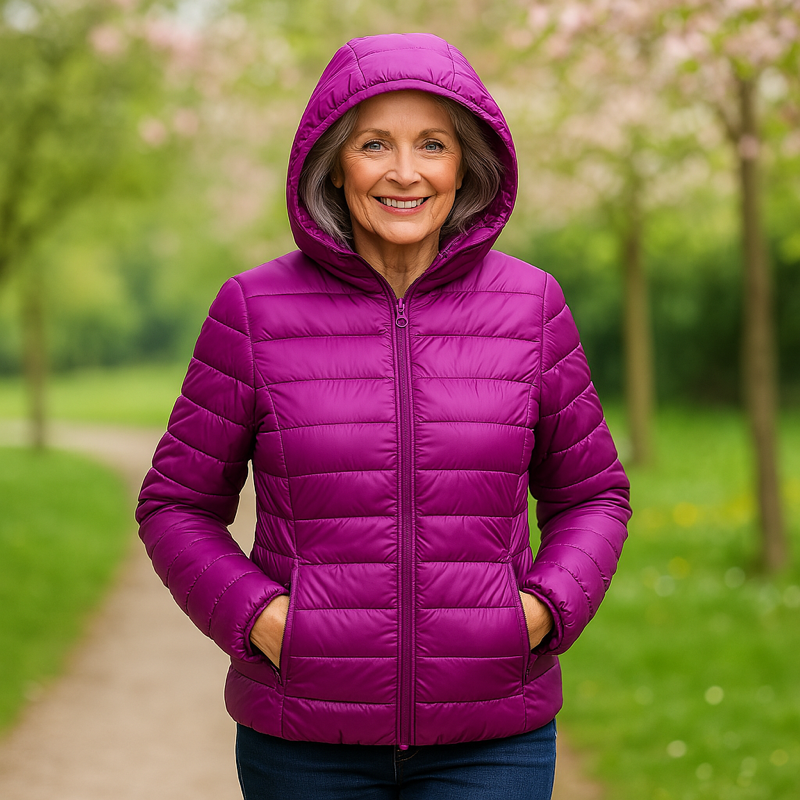 TRANSITIONAL PADDED JACKET | PURPLE