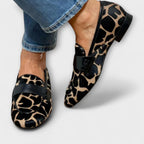 Sienna | Leopard Print Bar Loafers