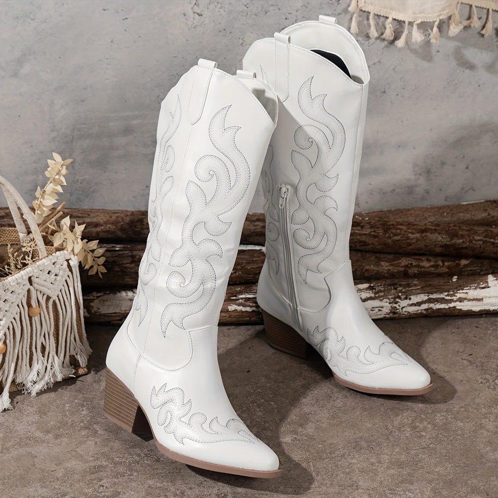IMOGEN | EMBROIDERED COWBOY BOOTS