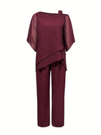 Valerie | Soft Drape Two-Piece Set – Effortless Polish, All-Day Comfort