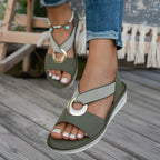 Zefira | Open Toe Flatform Sandals