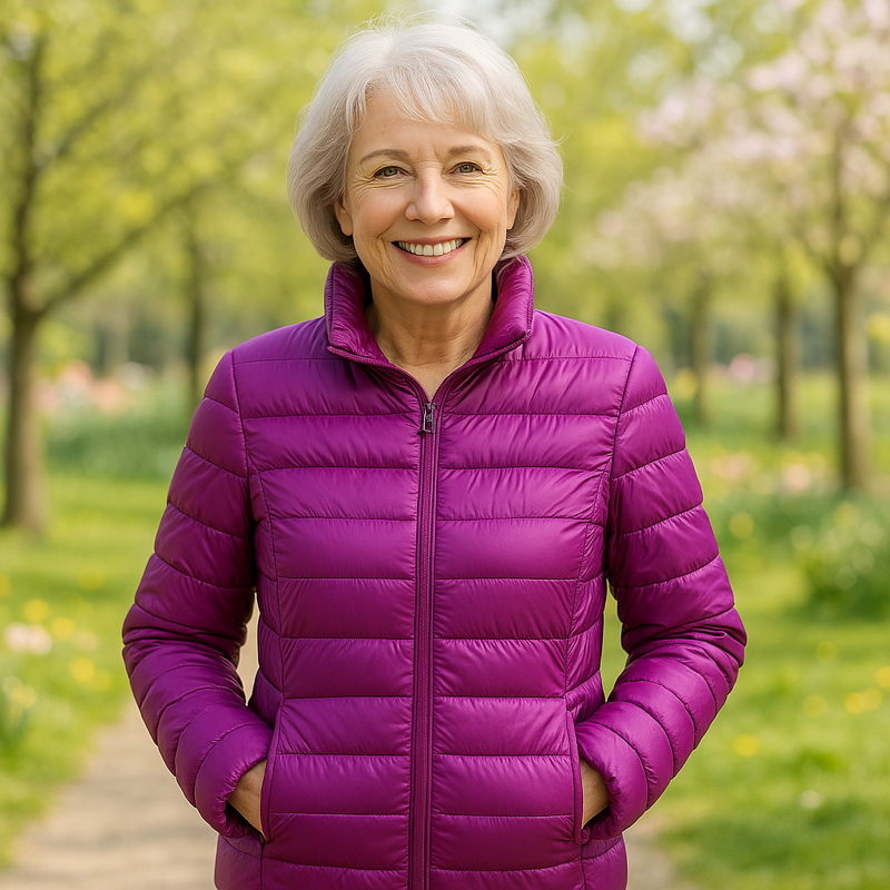 TRANSITIONAL PADDED JACKET | PURPLE