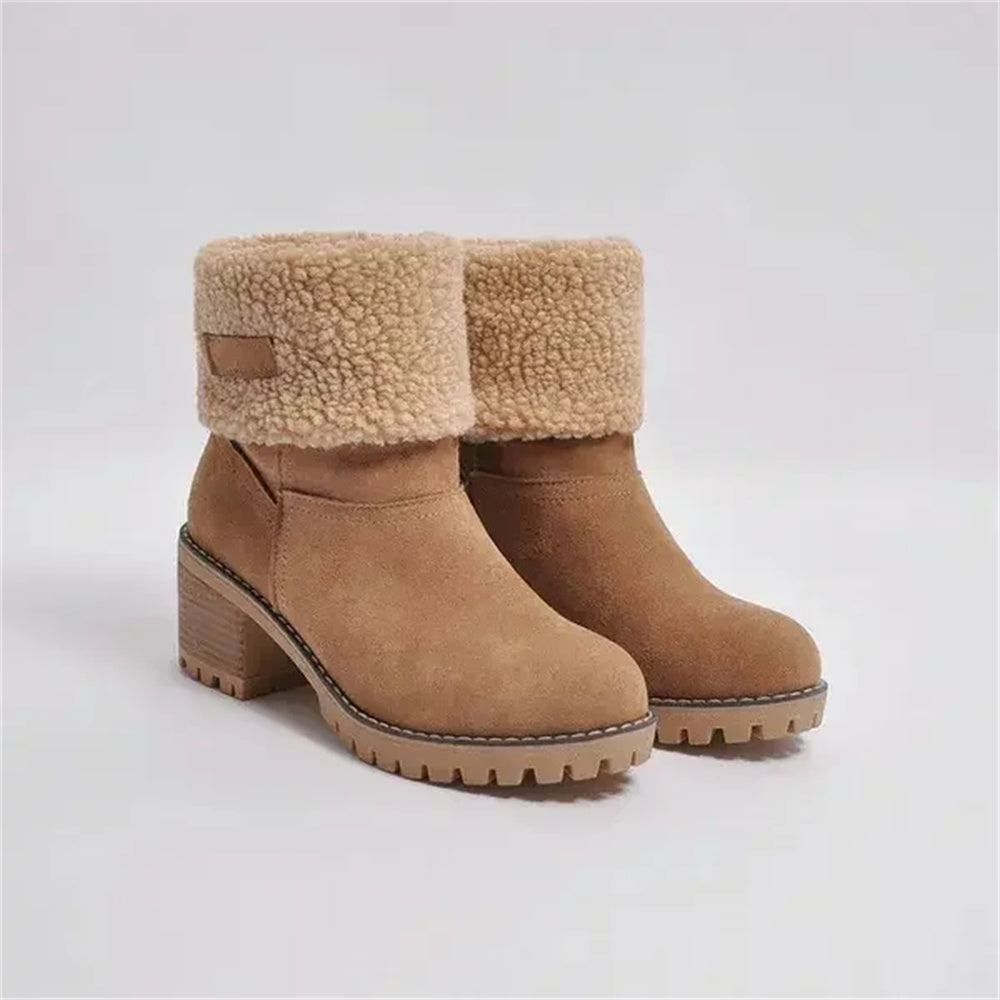 PRIMROSE | SHEARLING-CUFF ANKLE BOOTS