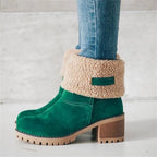 PRIMROSE | SHEARLING-CUFF ANKLE BOOTS