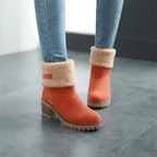 PRIMROSE | SHEARLING-CUFF ANKLE BOOTS