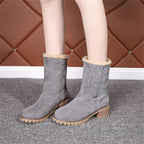 PRIMROSE | SHEARLING-CUFF ANKLE BOOTS
