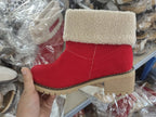 PRIMROSE | SHEARLING-CUFF ANKLE BOOTS