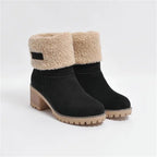PRIMROSE | SHEARLING-CUFF ANKLE BOOTS