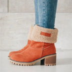 PRIMROSE | SHEARLING-CUFF ANKLE BOOTS