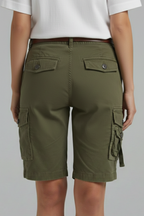 Bold Cargo Shorts with Multi-Pocket Detail