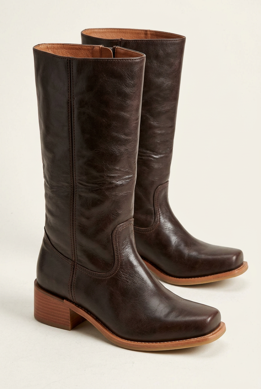 HENRIETTA | MID-CALF RIDING BOOTS