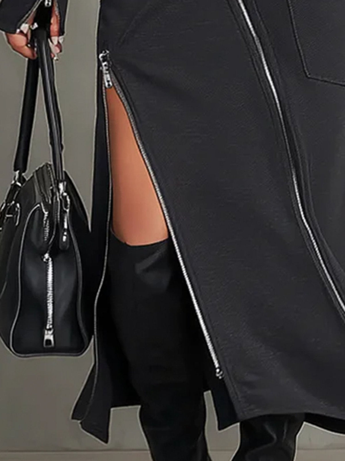 Elena Stand-Collar Zip Set