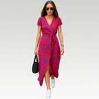 Eva | V-Neck Day Dress