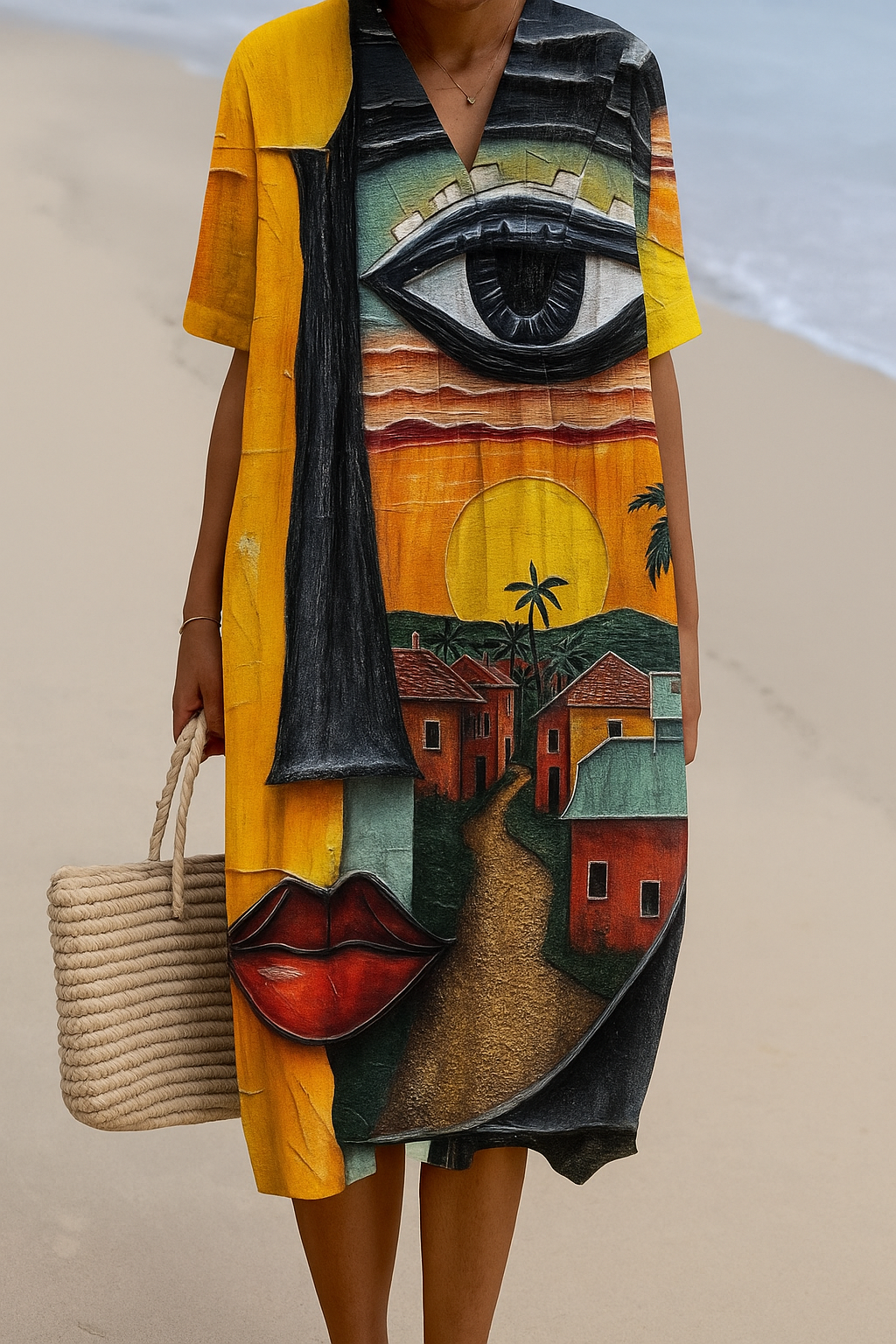 Tania | Cotton Dress Inspired by Artists