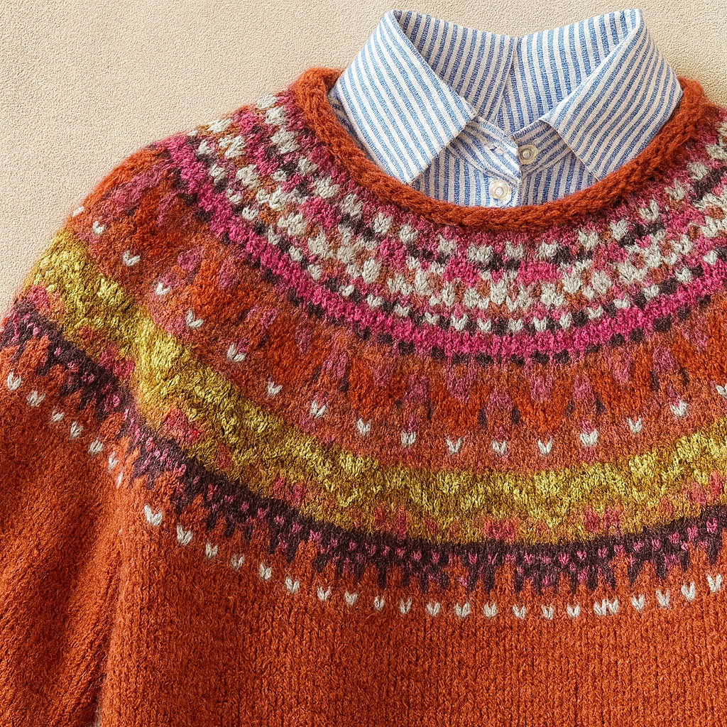 Simona | Classic Vintage Knitted Jumper